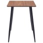 vidaXL Mesa de comedor de MDF marrón 120x60x75 cm vidaXL Mesa de comedor de MDF marrón 120x60x75 cm