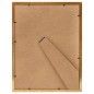 vidaXL Marcos de fotos collage de mesa 3 uds dorado MDF 13x18 cm