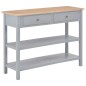 vidaXL Aparador de MDF 110x35x80 cm gris vidaXL Aparador de MDF 110x35x80 cm gris