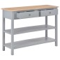 vidaXL Aparador de MDF 110x35x80 cm gris vidaXL Aparador de MDF 110x35x80 cm gris