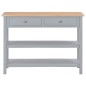 vidaXL Aparador de MDF 110x35x80 cm gris vidaXL Aparador de MDF 110x35x80 cm gris