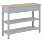 vidaXL Aparador de MDF 110x35x80 cm gris vidaXL Aparador de MDF 110x35x80 cm gris