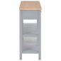 vidaXL Aparador de MDF 110x35x80 cm gris vidaXL Aparador de MDF 110x35x80 cm gris
