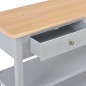 vidaXL Aparador de MDF 110x35x80 cm gris vidaXL Aparador de MDF 110x35x80 cm gris