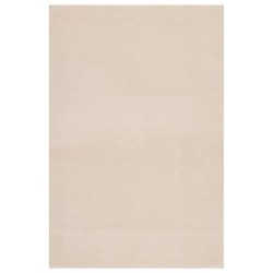 vidaXL Alfombra de pelo corto esponjoso suave lavable beige 200x290 cm