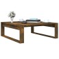 vidaXL Mesa de centro madera contrachapada roble ahumado 100x100x35 cm vidaXL Mesa de centro madera contrachapada roble ahumado 100x100x35 cm