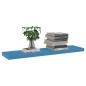 vidaXL Estantes flotantes pared 2 uds azul MDF 90x23,5x3,8 cm vidaXL Estantes flotantes pared 2 uds azul MDF 90x23,5x3,8 cm