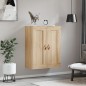 vidaXL Armario de pared madera ingeniería roble Sonoma 69,5x34x90 cm vidaXL Armario de pared madera ingeniería roble Sonoma 69,5x34x90 cm