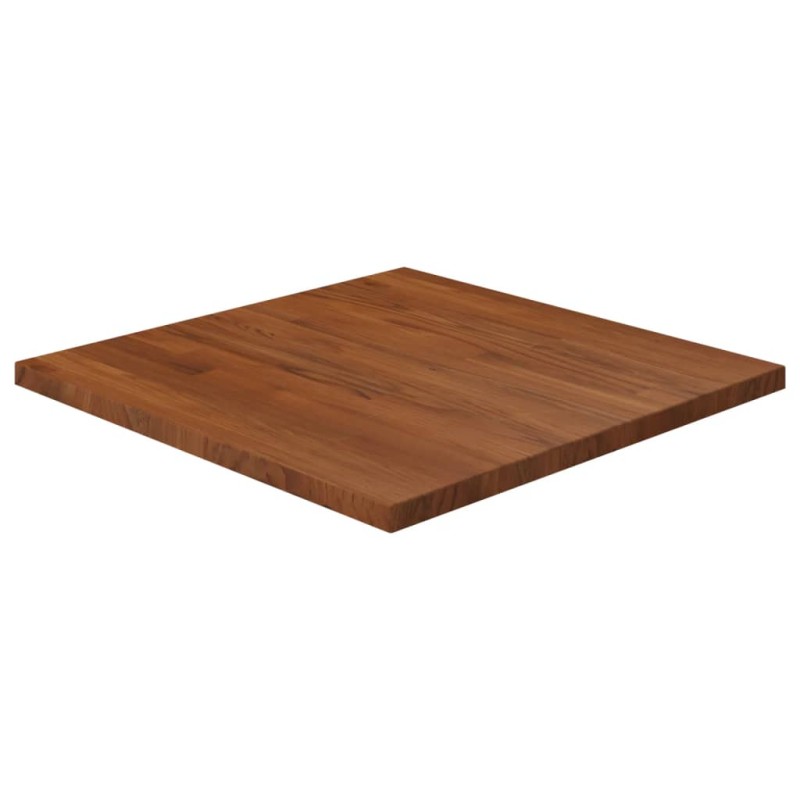 vidaXL Tablero de mesa cuadrada madera roble marrón oscuro 60x60x2,5cm vidaXL Tablero de mesa cuadrada madera roble marrón oscuro 60x60x2,5cm