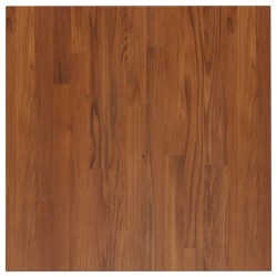 vidaXL Tablero de mesa cuadrada madera roble marrón oscuro 60x60x2,5cm