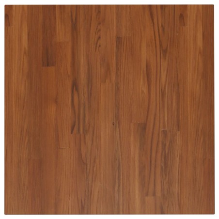 vidaXL Tablero de mesa cuadrada madera roble marrón oscuro 60x60x2,5cm