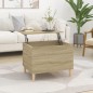 vidaXL Mesa de centro madera contrachapada roble Sonoma 60x44,5x45 cm vidaXL Mesa de centro madera contrachapada roble Sonoma 60x44,5x45 cm