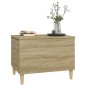 vidaXL Mesa de centro madera contrachapada roble Sonoma 60x44,5x45 cm vidaXL Mesa de centro madera contrachapada roble Sonoma 60x44,5x45 cm
