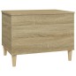 vidaXL Mesa de centro madera contrachapada roble Sonoma 60x44,5x45 cm vidaXL Mesa de centro madera contrachapada roble Sonoma 60x44,5x45 cm