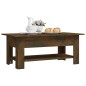 vidaXL Mesa de centro madera de ingeniería roble ahumado 102x55x42 cm vidaXL Mesa de centro madera de ingeniería roble ahumado 102x55x42 cm