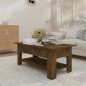 vidaXL Mesa de centro madera de ingeniería roble ahumado 102x55x42 cm vidaXL Mesa de centro madera de ingeniería roble ahumado 102x55x42 cm