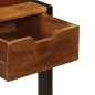 vidaXL Aparador con 3 cajones madera maciza de Sheesham 110x35x75 cm vidaXL Aparador con 3 cajones madera maciza de Sheesham 110x35x75 cm