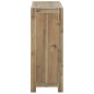 vidaXL Estantería de 3 nieveles madera maciza de acacia 80x30x80 cm vidaXL Estantería de 3 nieveles madera maciza de acacia 80x30x80 cm