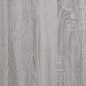 vidaXL Aparador de madera contrachapada gris Sonoma 80x33x70 cm