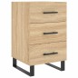 vidaXL Mesita de noche madera de ingeniería roble Sonoma 40x40x66 cm vidaXL Mesita de noche madera de ingeniería roble Sonoma 40x40x66 cm