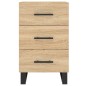 vidaXL Mesita de noche madera de ingeniería roble Sonoma 40x40x66 cm vidaXL Mesita de noche madera de ingeniería roble Sonoma 40x40x66 cm