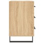 vidaXL Mesita de noche madera de ingeniería roble Sonoma 40x40x66 cm vidaXL Mesita de noche madera de ingeniería roble Sonoma 40x40x66 cm