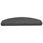 vidaXL Alfombrillas de escalera 10 unidades gris antracita 65x24x4 cm vidaXL Alfombrillas de escalera 10 unidades gris antracita 65x24x4 cm