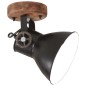 vidaXL Lámparas industriales de pared/techo 2 uds negro 20x25 cm E27 vidaXL Lámparas industriales de pared/techo 2 uds negro 20x25 cm E27