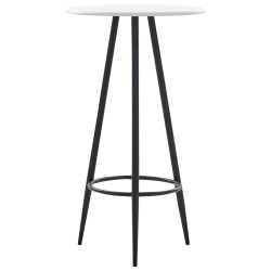 vidaXL Mesa alta de cocina MDF blanco 60x107,5 cm