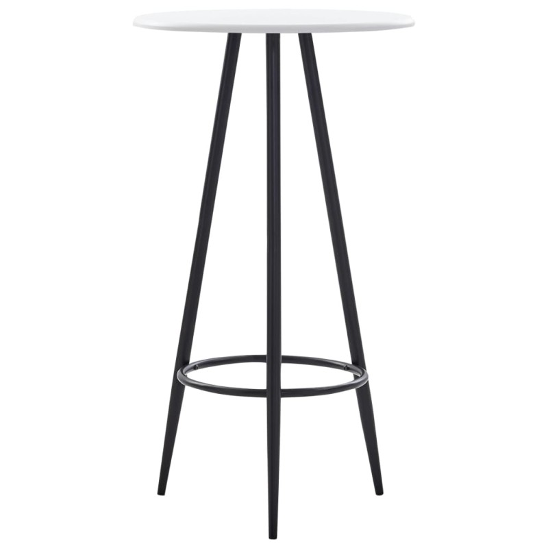 vidaXL Mesa alta de cocina MDF blanco 60x107,5 cm vidaXL Mesa alta de cocina MDF blanco 60x107,5 cm