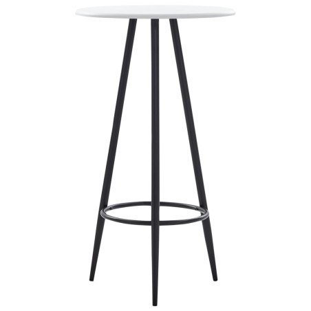 vidaXL Mesa alta de cocina MDF blanco 60x107,5 cm