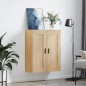 vidaXL Armario de pared madera ingeniería roble Sonoma 69,5x34x90 cm vidaXL Armario de pared madera ingeniería roble Sonoma 69,5x34x90 cm