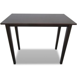 vidaXL Mesa alta de madera marrón 