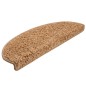 vidaXL Alfombrillas de escalera 10 unidades beige 65x21x4 cm vidaXL Alfombrillas de escalera 10 unidades beige 65x21x4 cm