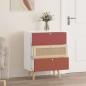 vidaXL Aparador con cajones madera contrachapada 60x30x75 cm vidaXL Aparador con cajones madera contrachapada 60x30x75 cm