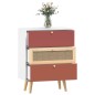 vidaXL Aparador con cajones madera contrachapada 60x30x75 cm vidaXL Aparador con cajones madera contrachapada 60x30x75 cm