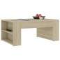 vidaXL Mesa de centro contrachapada color roble Sonoma 100x60x42 cm