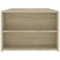 vidaXL Mesa de centro contrachapada color roble Sonoma 100x60x42 cm