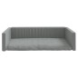 vidaXL Cama de maletero coche para perros aspecto lino gris 110x70 cm vidaXL Cama de maletero coche para perros aspecto lino gris 110x70 cm