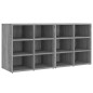 vidaXL Mueble zapatero 2 uds color gris Sonoma 52,5x30x50 cm vidaXL Mueble zapatero 2 uds color gris Sonoma 52,5x30x50 cm