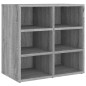 vidaXL Mueble zapatero 2 uds color gris Sonoma 52,5x30x50 cm vidaXL Mueble zapatero 2 uds color gris Sonoma 52,5x30x50 cm