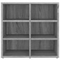 vidaXL Mueble zapatero 2 uds color gris Sonoma 52,5x30x50 cm vidaXL Mueble zapatero 2 uds color gris Sonoma 52,5x30x50 cm
