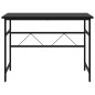 vidaXL Escritorio para ordenador de MDF y metal negro 105x55x72 cm vidaXL Escritorio para ordenador de MDF y metal negro 105x55x72 cm