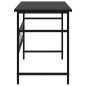 vidaXL Escritorio para ordenador de MDF y metal negro 105x55x72 cm vidaXL Escritorio para ordenador de MDF y metal negro 105x55x72 cm