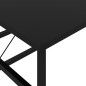 vidaXL Escritorio para ordenador de MDF y metal negro 105x55x72 cm vidaXL Escritorio para ordenador de MDF y metal negro 105x55x72 cm