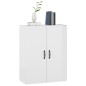 vidaXL Armario colgante contrachapada blanco brillo 69,5x34x90 cm vidaXL Armario colgante contrachapada blanco brillo 69,5x34x90 cm