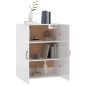 vidaXL Armario colgante contrachapada blanco brillo 69,5x34x90 cm vidaXL Armario colgante contrachapada blanco brillo 69,5x34x90 cm
