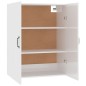 vidaXL Armario colgante contrachapada blanco brillo 69,5x34x90 cm vidaXL Armario colgante contrachapada blanco brillo 69,5x34x90 cm