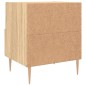 vidaXL Mesita de noche madera de ingeniería roble Sonoma 40x35x47,5 cm vidaXL Mesita de noche madera de ingeniería roble Sonoma 40x35x47,5 cm