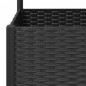 vidaXL Jardinera con enrejado PP negro 40x40x136 cm vidaXL Jardinera con enrejado PP negro 40x40x136 cm